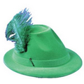 Costume Accessory: Hat Alpine Green with Feather